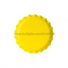 Tappi corona  d. 29mm Colore Giallo  200pz