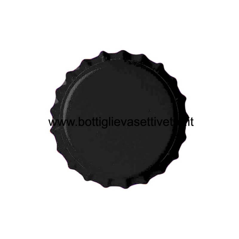 Tappi corona d. 26mm Colore Nero 200pz