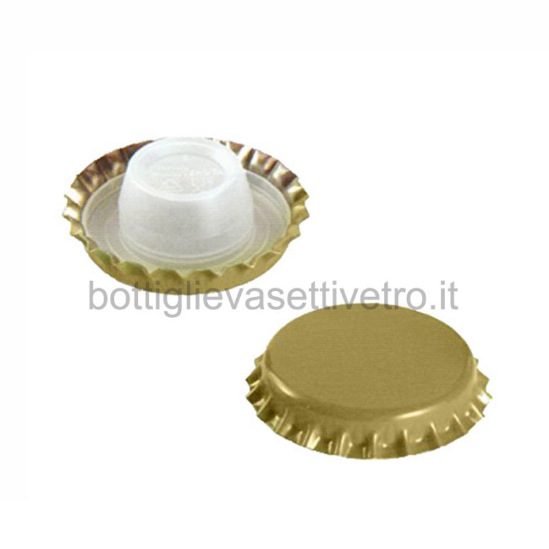 Tappi corona Maxitenuta diam. 29mm color oro 200pz